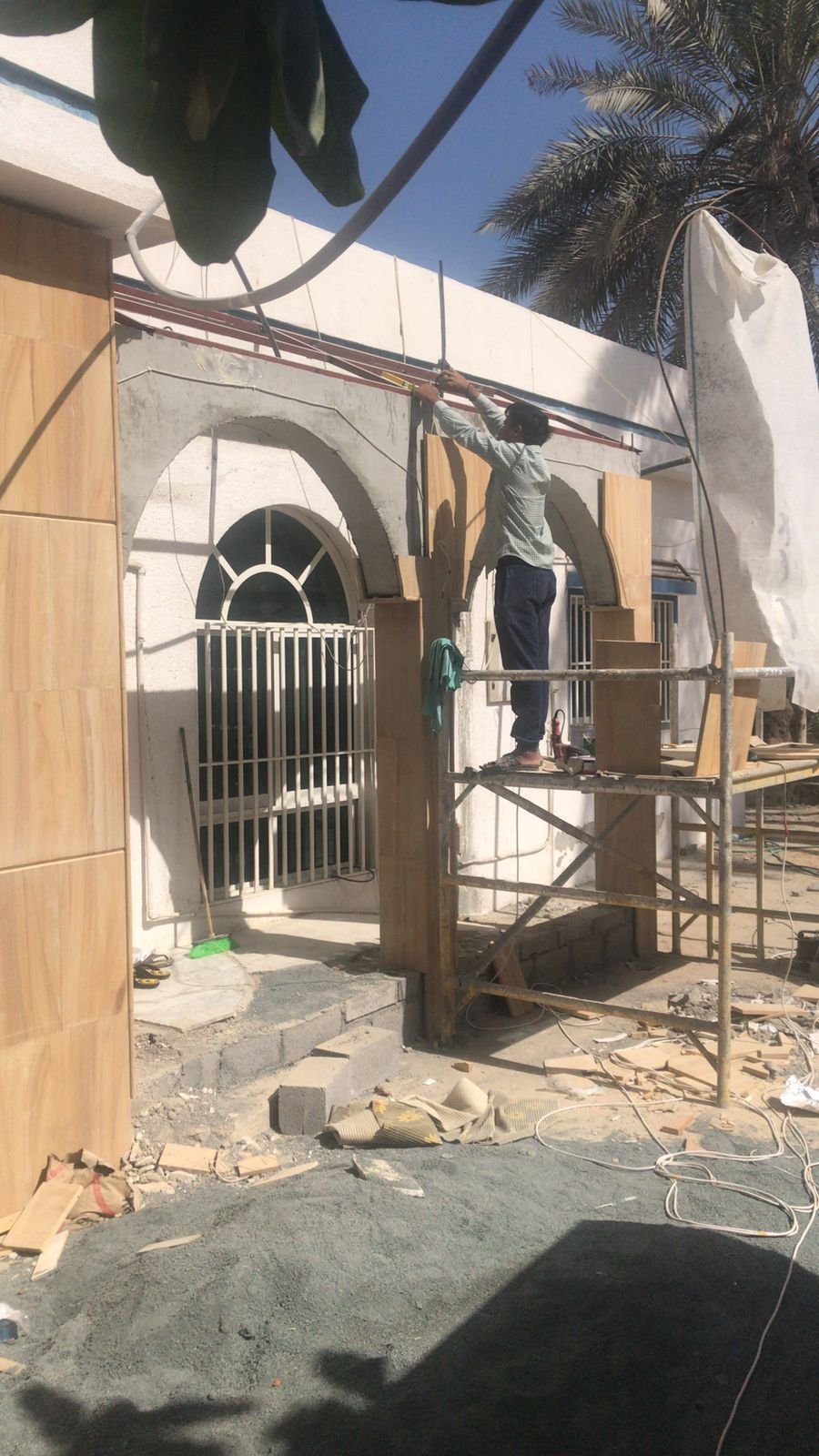 Villa renovation and remodeling work by Al Raee Technical Contracting LLC