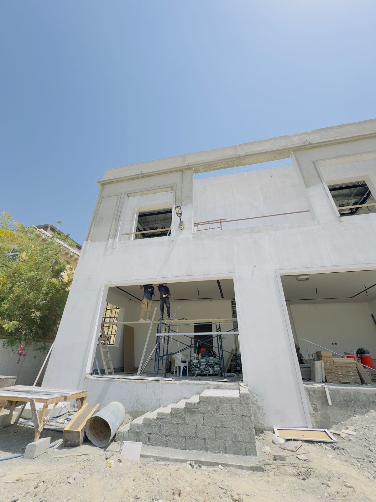 Villa exterior project by Al Raee Technical Contracting LLC in the UAE